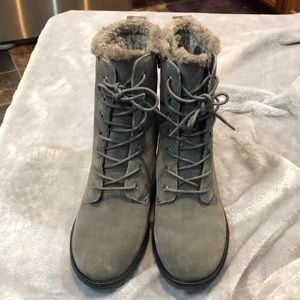 Pure Sole Gray Anke Boots